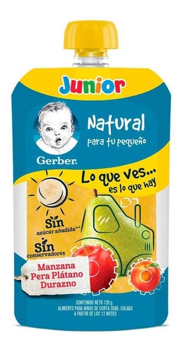 Gerber® Junior Frutas Mixtas Pouch 120g
