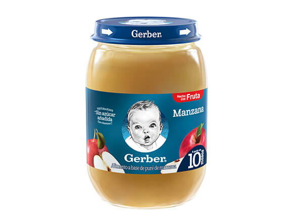 Compota de manzana GERBER® 170g