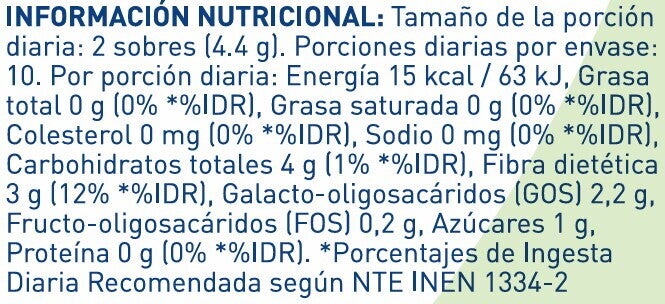 Información Nutricional