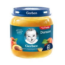 Puré GERBER® Durazno 113g Puré GERBER® Durazno 113g