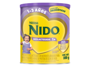 NIDO Crecimiento 1+ Deslactosada 800g