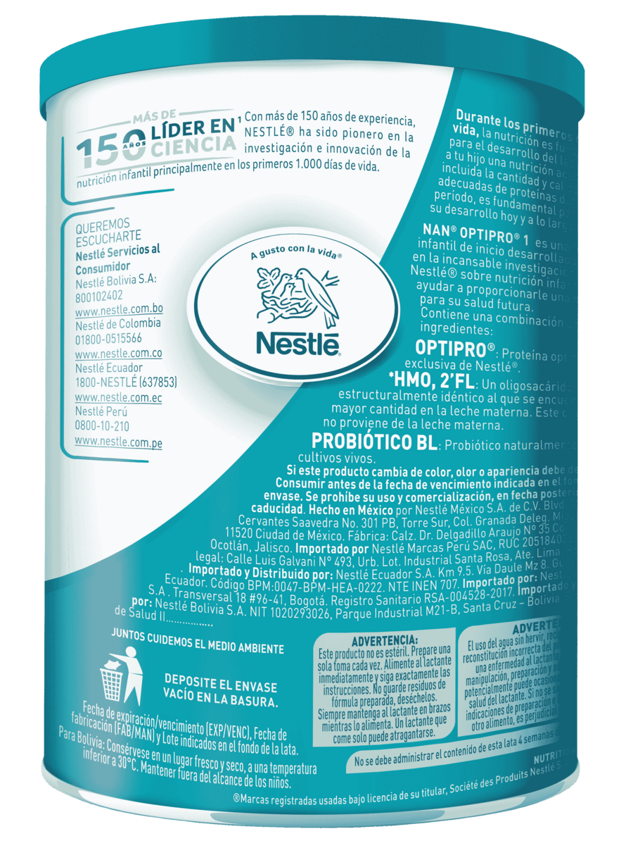 NAN® Optipro® 1 Fórmula Infantil Lata 400g